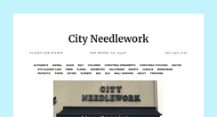 Desktop Screenshot of cityneedlework.com